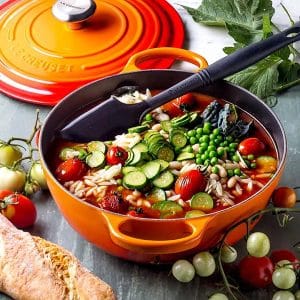 Le Creuset Ofenrot Runder Topf Mit Deckel