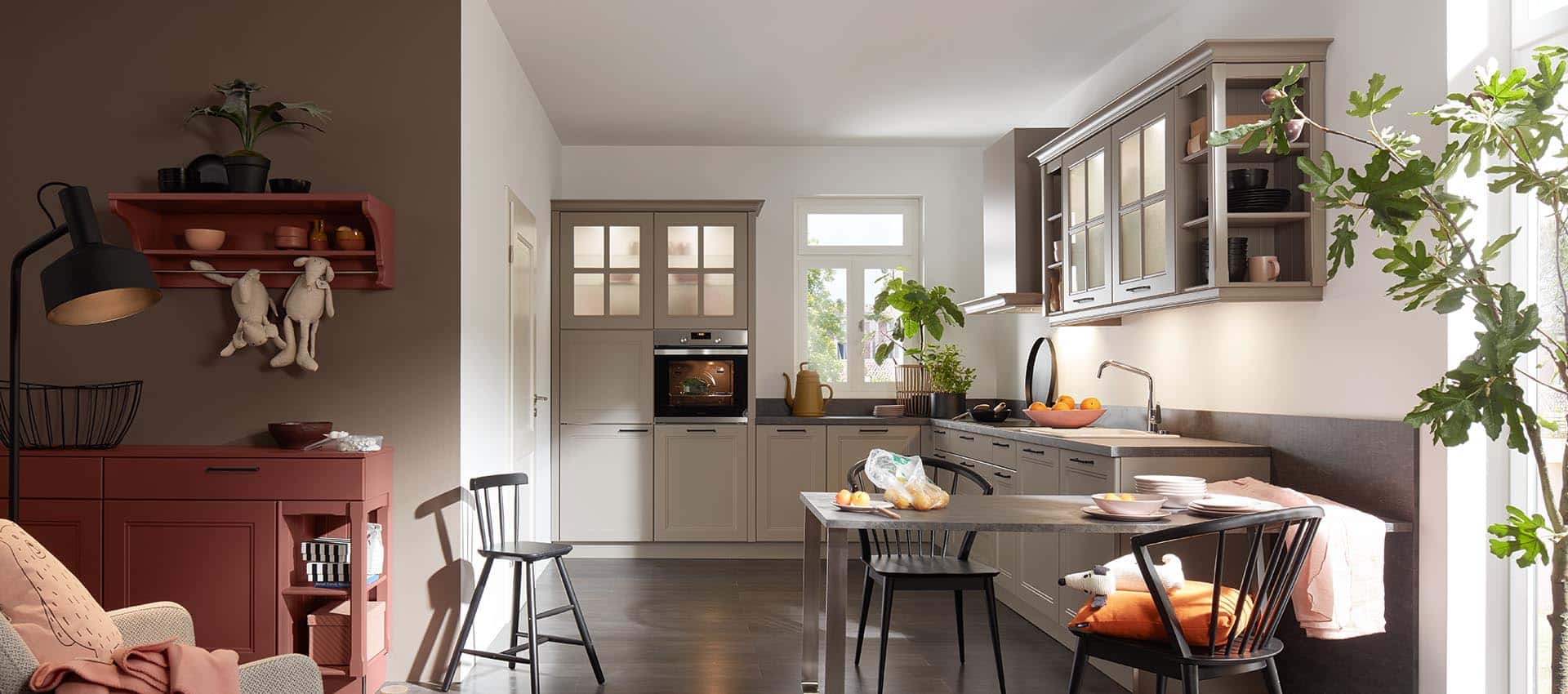 Nolte Windsor Lack 1 850 nobilia Küche Landhaus Cascada grün